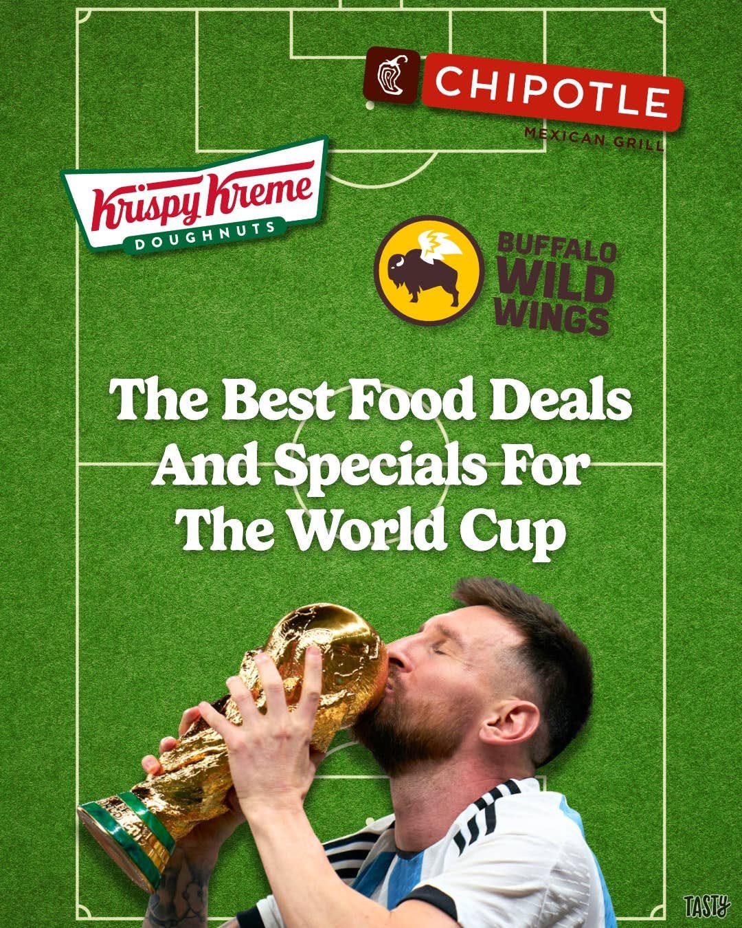 buzzfeedtasty 게시물 이미지: The World Cup officially kicks off today, and...