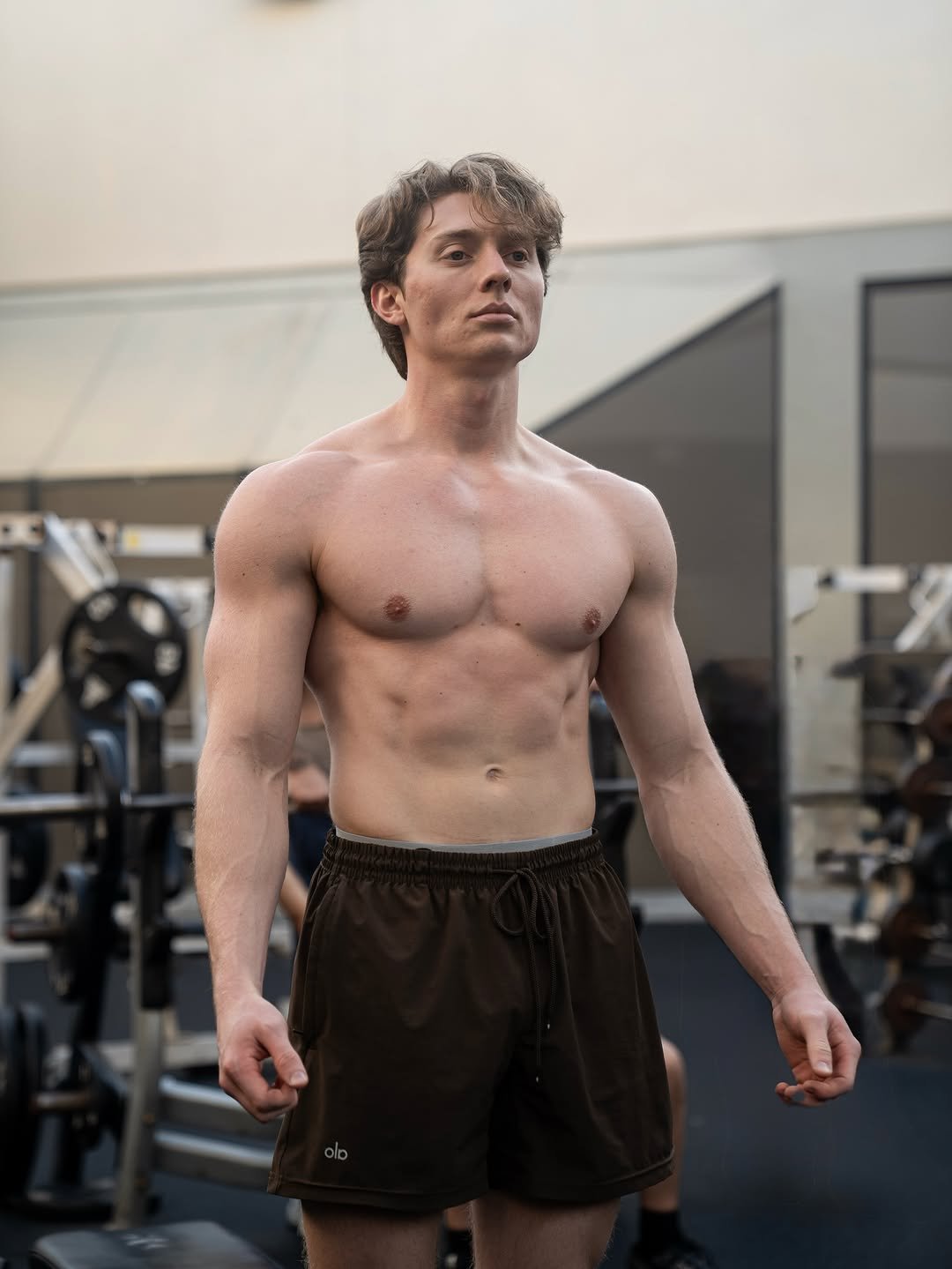 Photo by Brandon William on December 22, 2025. May be an image of one or more people, biceps, people bodybuilding, activewear, sportswear and text.