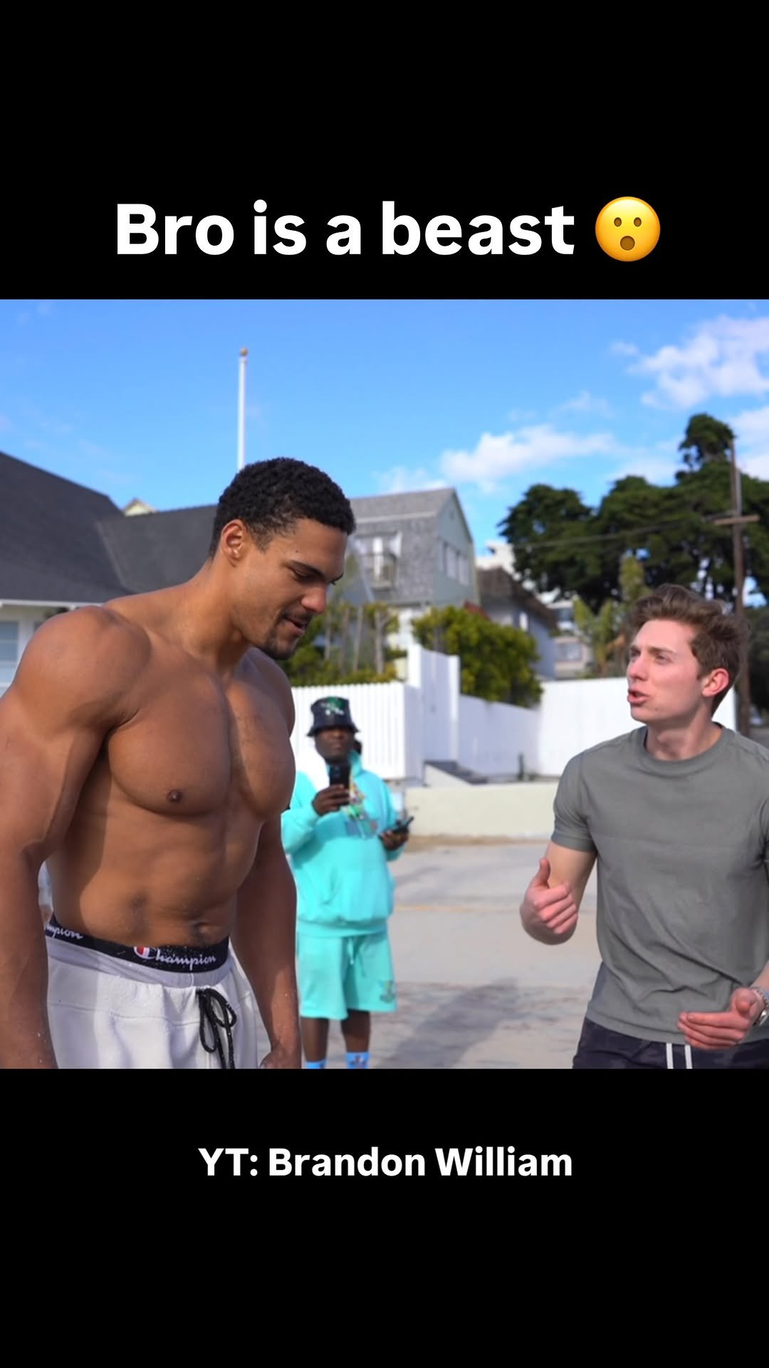 bwvine 게시물 이미지: Lift the stone, win $500! #fitness #gym...
