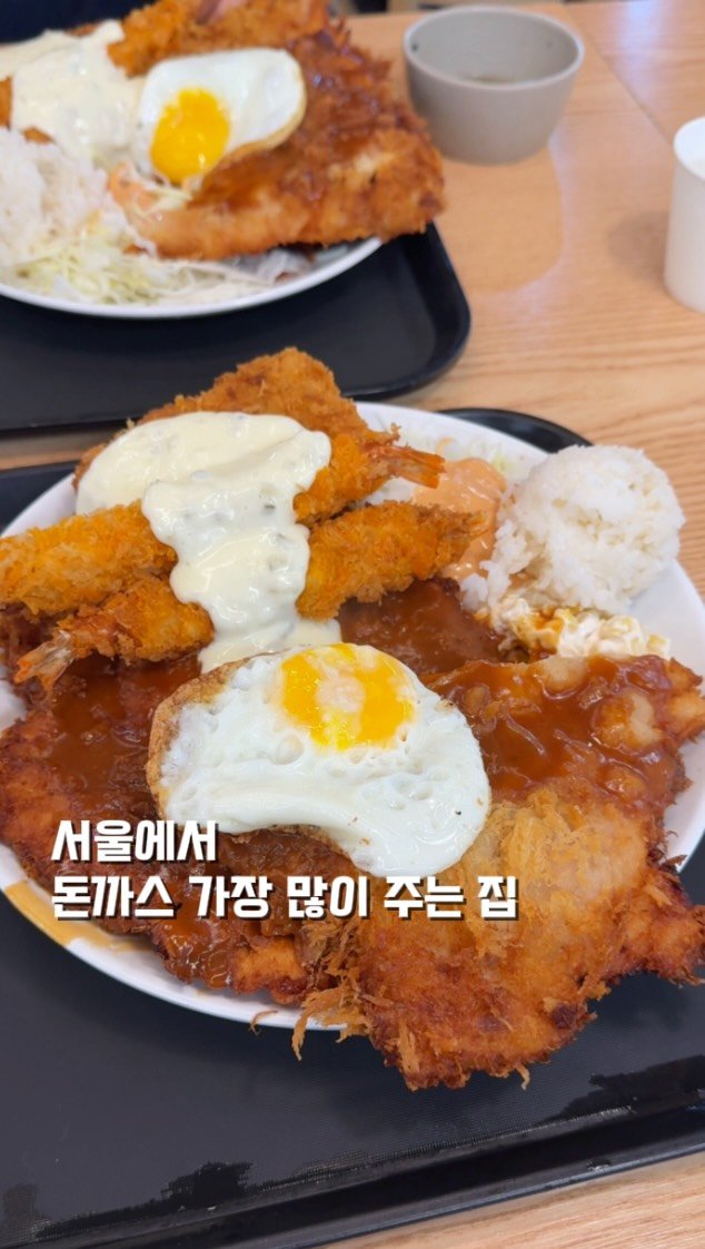 by__martinn 게시물 이미지: 진짜 엄청난 양의 돈까스 맛집

돈까스 정식을 시키면 그릇에 넘칠듯이 담아주신다는...