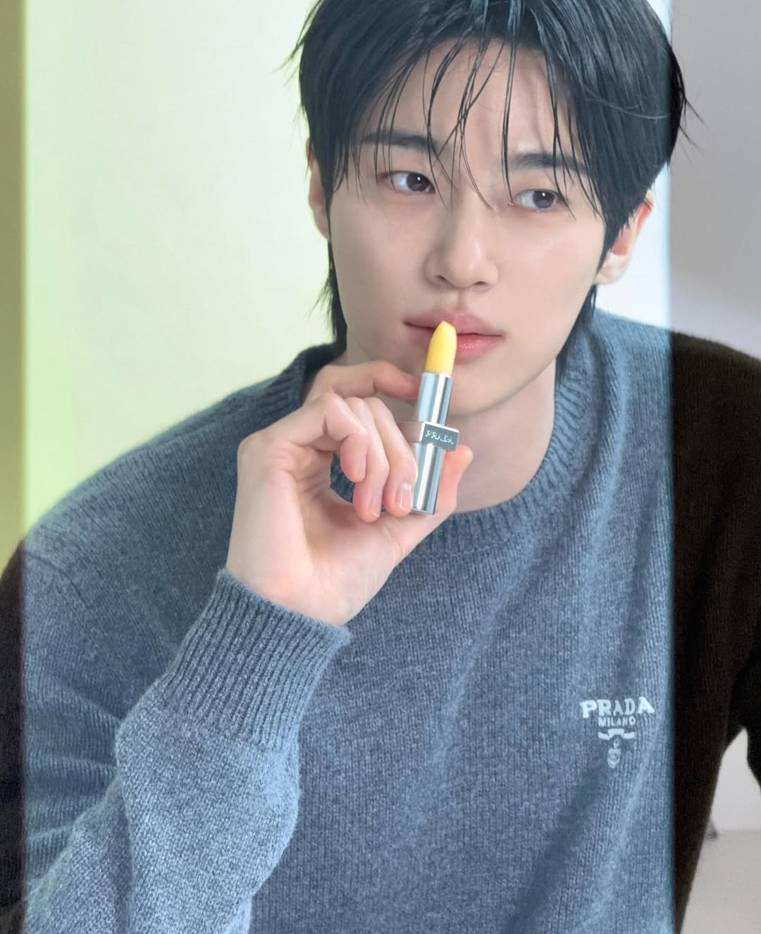 Photo shared by 변우석  Woo Seok Byeon on October 15, 2025 tagging @pradabeauty.