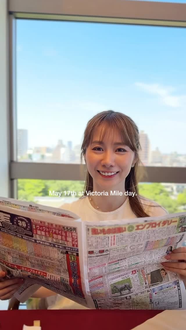 bys38 게시물 이미지: 実は初めて競馬新聞買って予想してみたの📰♡

パドック前のお馬さんを見ながらランチして

エン...