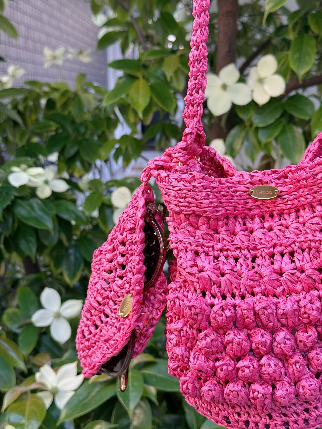bys38 게시물 이미지: 夏にぴったりな鮮やかbag🍒

ダイソーのzakka...