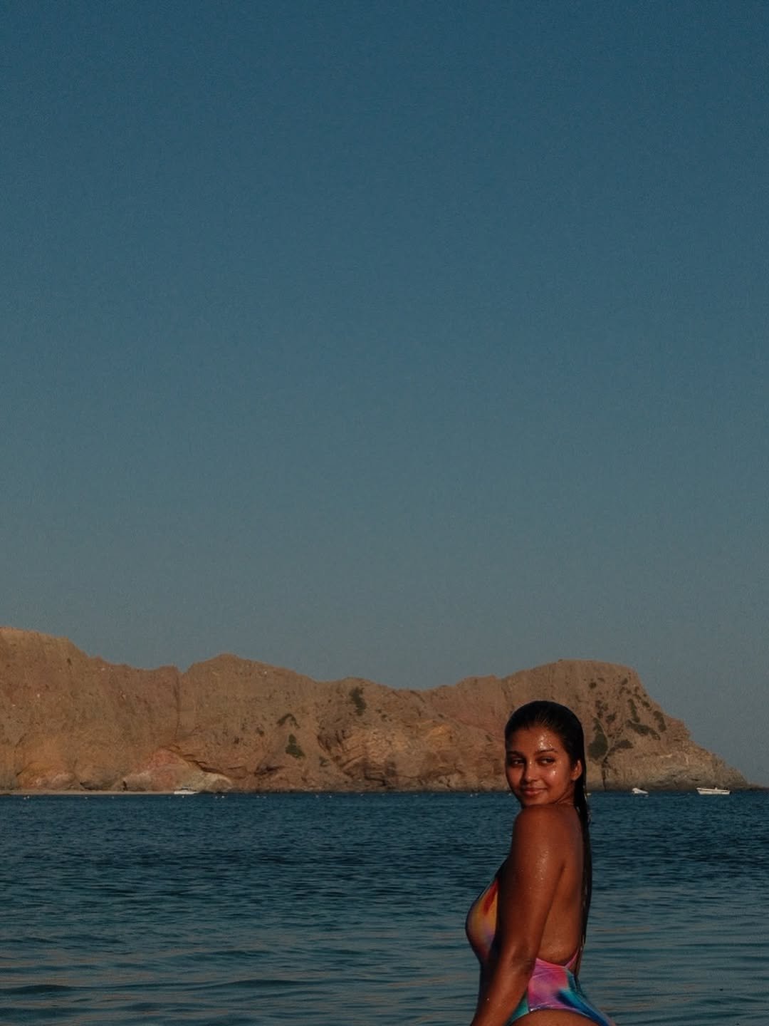 Photo by zareefa ahmed-arije on August 12, 2025. May be an image of 1 person, beach and text.