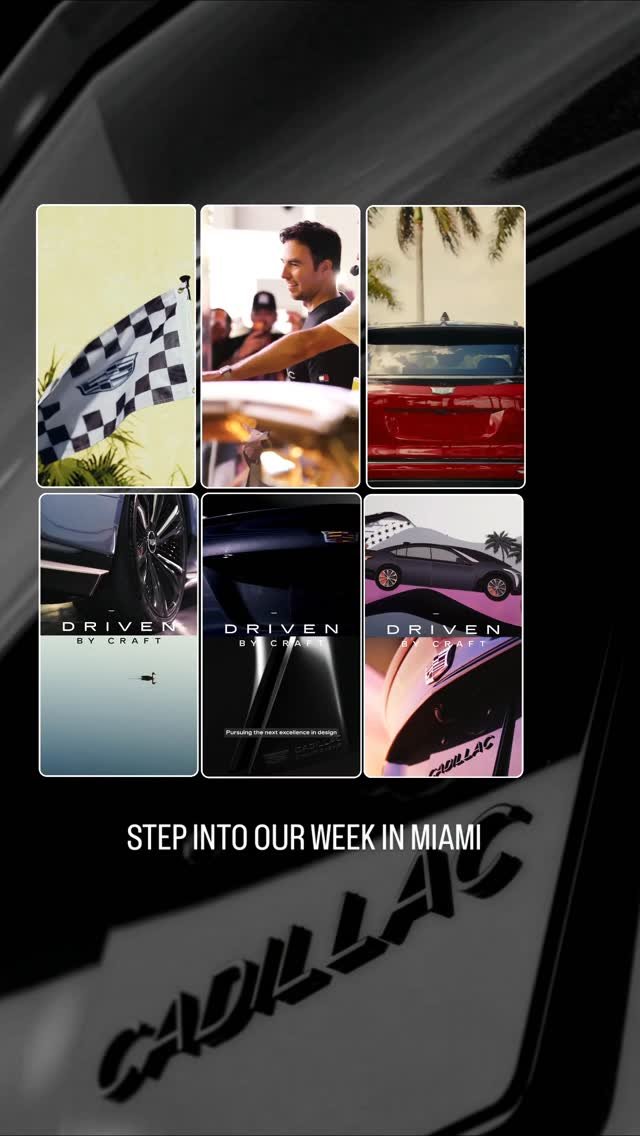 cadillac 게시물 이미지: Step into our week in Miami.