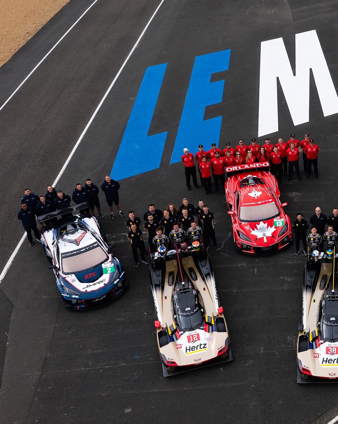 cadillac 게시물 이미지: Built by many. Driven as one. Team GM is ready...