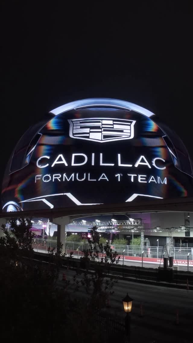 cadillacf1 게시물 이미지: Hits different when you’re on the Sphere