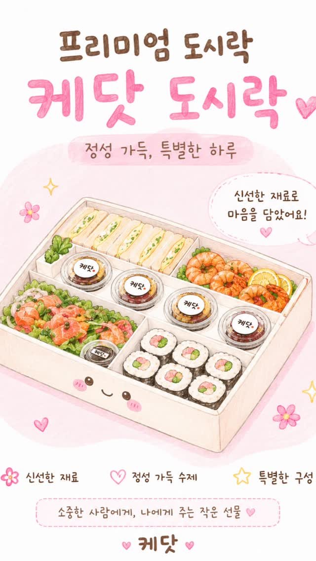 cadot_together 게시물 이미지: 🎀 케닷 도시락 주문 안내 🎀

정성 가득 담아 특별한 한 끼를 준비해드려요...