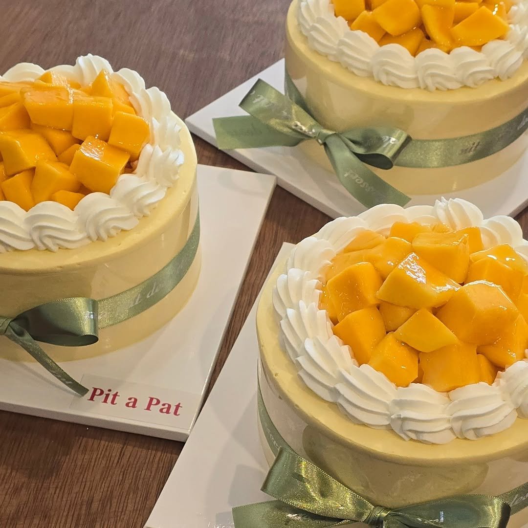 cafe.pit_a_pat 게시물 이미지: 왔어요 왔어~  망고 케이크가 왔어요~ 🥭

최근들어 망고 케이크 예약이...