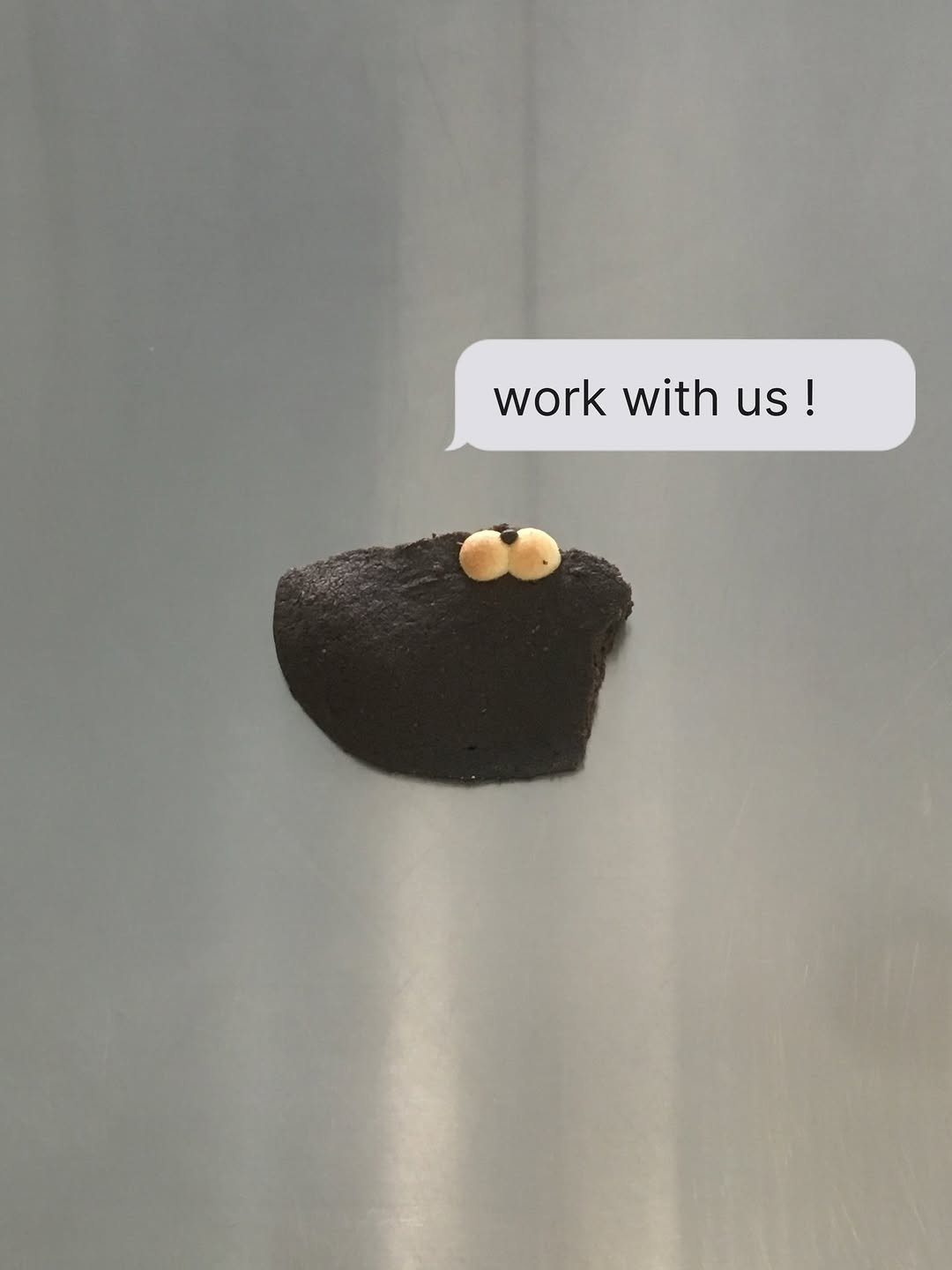 Photo by 무소식 • 당일케이크 • 브라우니 • 브라우니케이크 on March 14, 2026. May be an image of text that says 'work workwithus! with us!'.