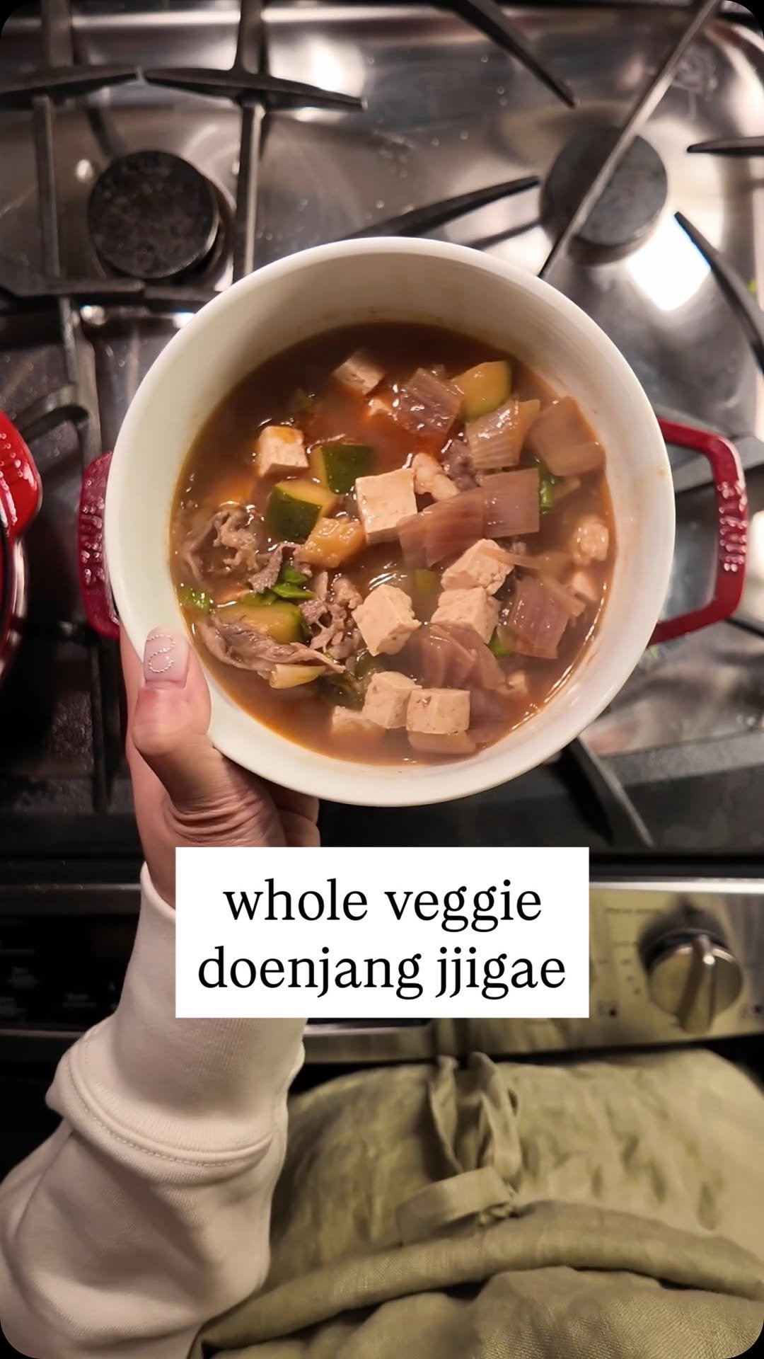 cafemaddy 게시물 이미지: Whole Veggie doenjang jjigae • For a while, my...