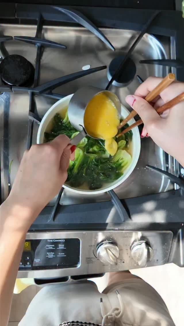 cafemaddy 게시물 이미지: Silken egg bok choy 💁🏻‍♀️ such a bowl of...