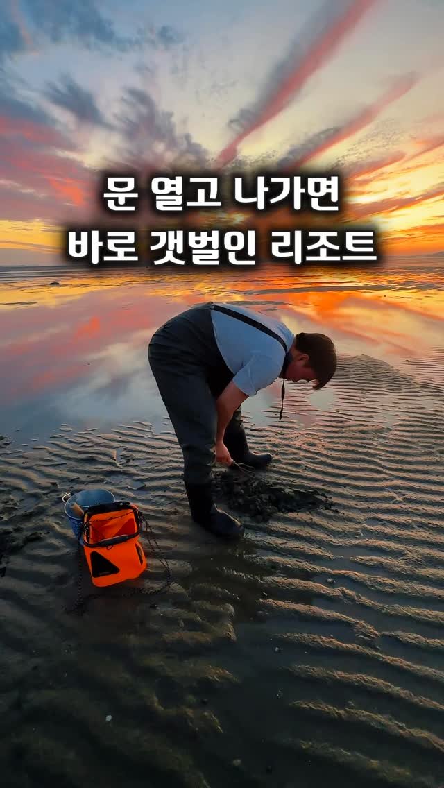 camping_club_ 게시물 이미지: 문 열고 나가면 갯벌인 리조트
드디어 앵콜로 돌아왔습니다🌊

🔥 오늘 저녁 7시...