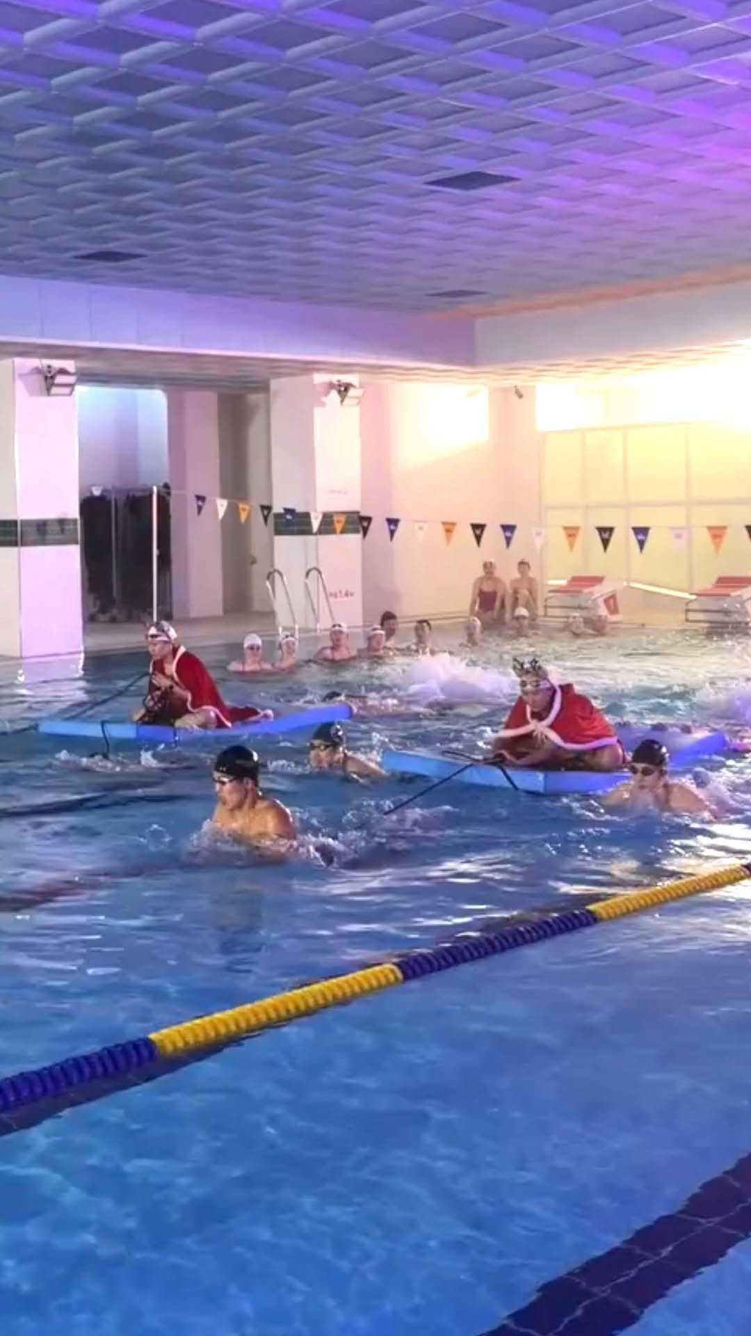 camping_club_ 게시물 이미지: 진정 물개들이 크리스마스 즐기는법?!🦭
물썰매 대결 실화야? 수중 루돌프들...