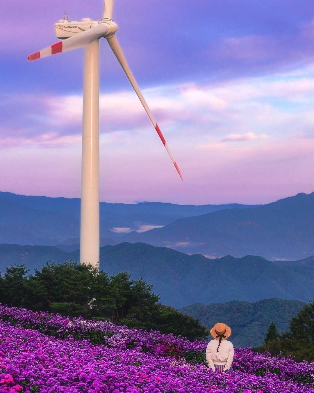 Photo shared by 캐논코리아 주식회사 on September 25, 2025 tagging @photoj_ooo. May be an image of windmill and text.