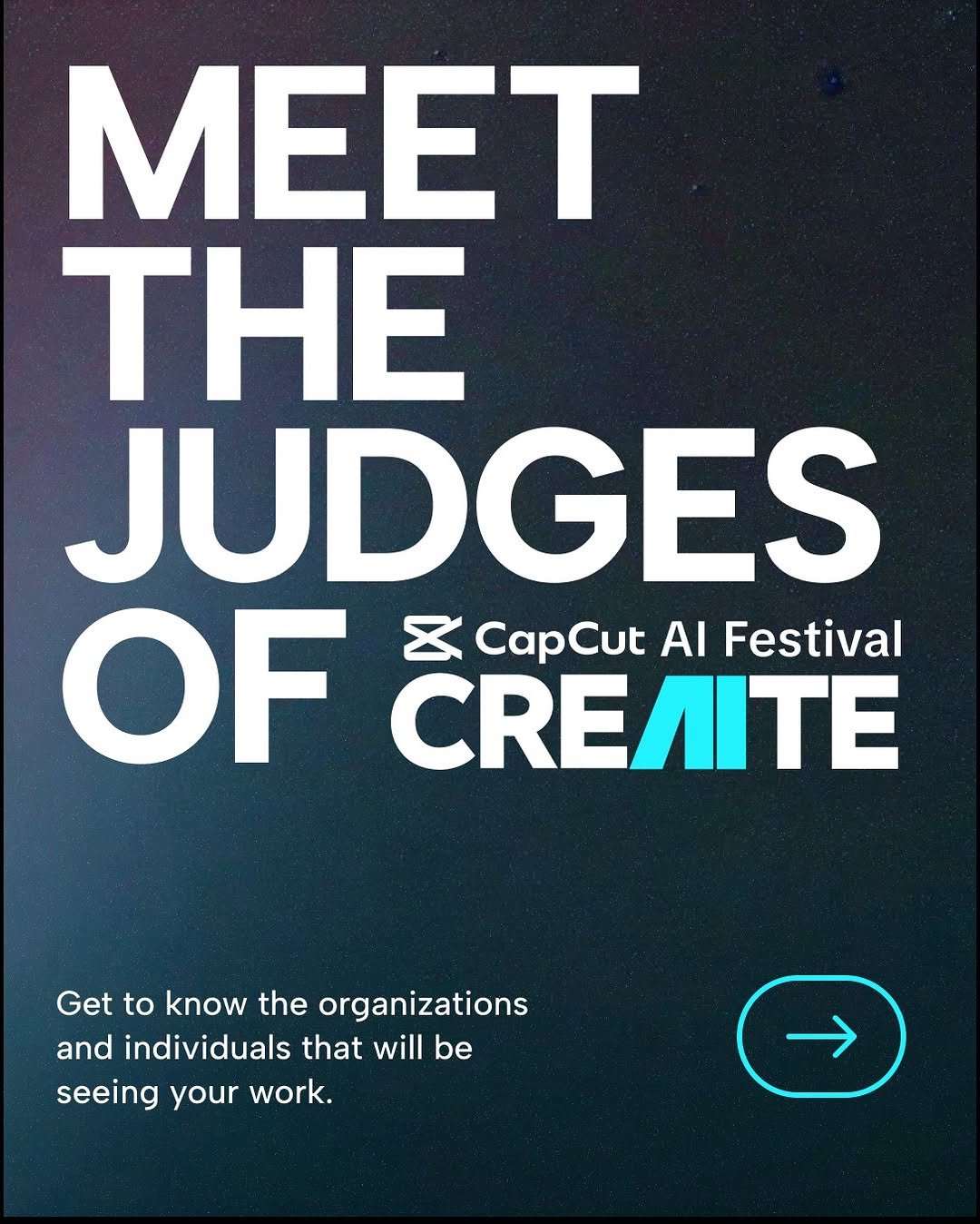 capcutapp 게시물 이미지: The CapCut CRE[AI]TE 2026 Jury has arrived....