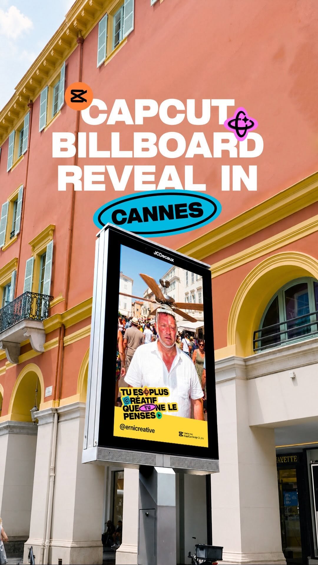 capcutapp 게시물 이미지: Cannes just got even more creative thanks to...