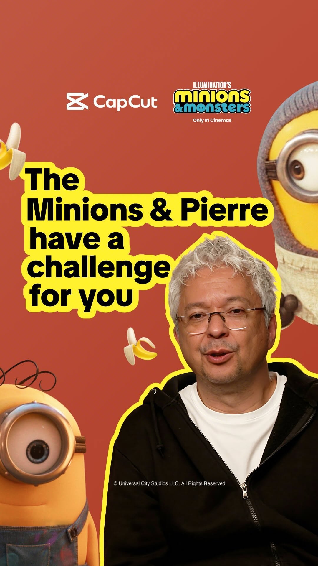 capcutapp 게시물 이미지: The creator, director and voice of the Minions...