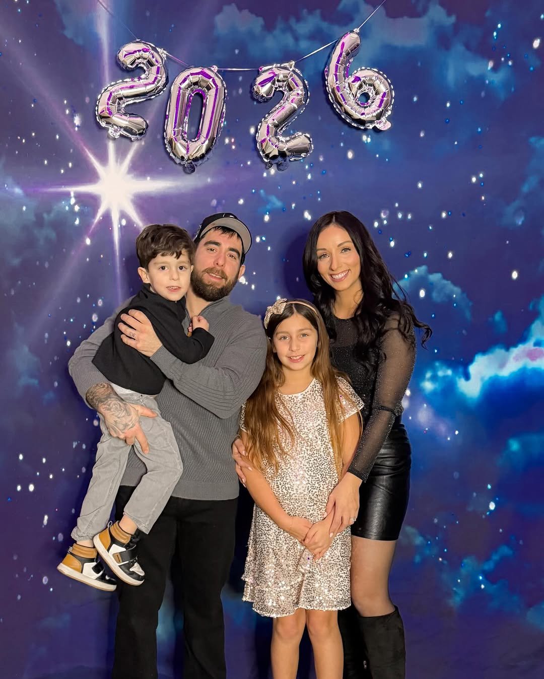 Photo by Cara Murtaugh on January 01, 2026. May be an image of tinsel and text.