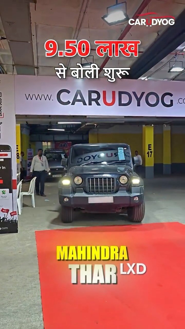 carudyogofficial 게시물 이미지: Mahindra Thar LXD 🔥 Sirf 9.50 lakh Se Boli...