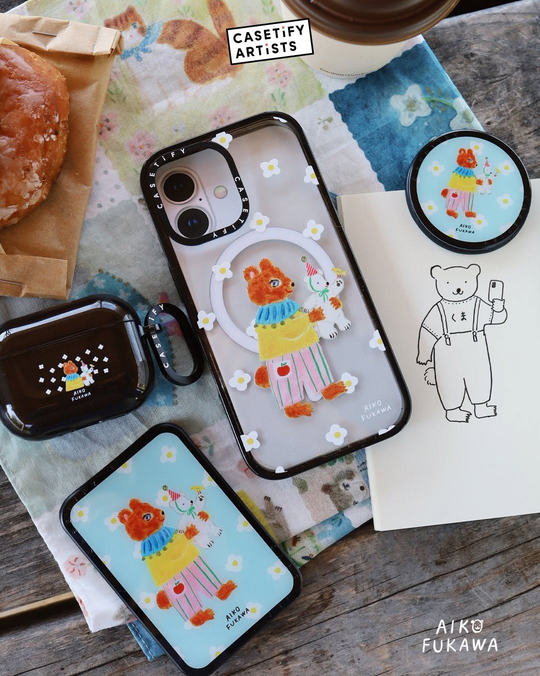 casetify_kr 게시물 이미지: 아기자기한 동물 친구들이 가득한 동화같은 세상 🌷🌻🪴
아이코...