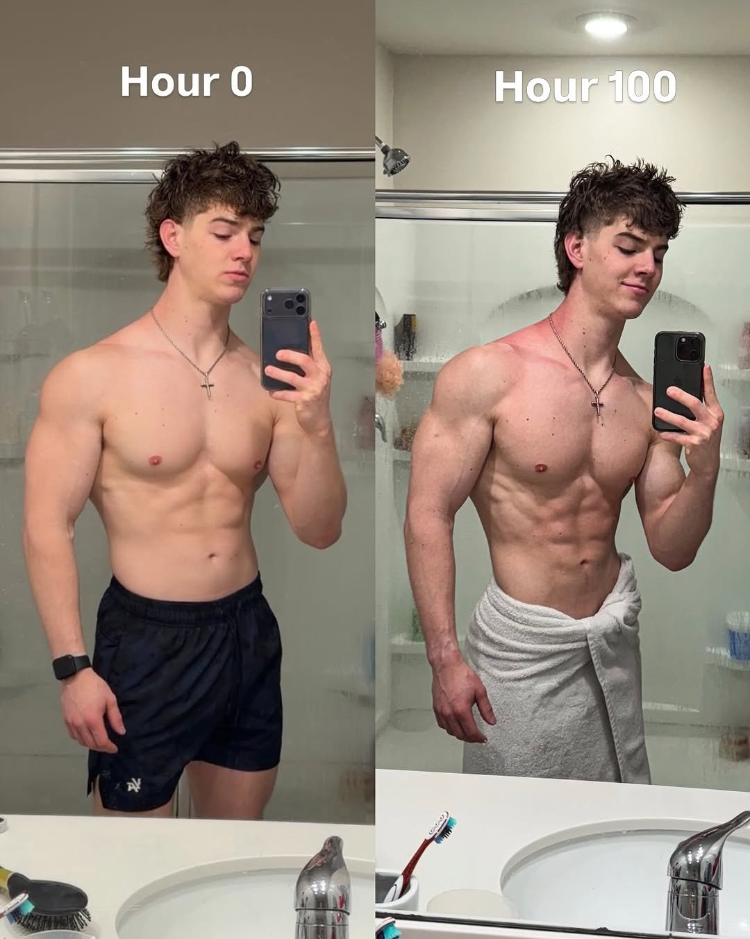 caseykellyfit 게시물 이미지: I didn’t eat or use my phone for 100 hours, it...