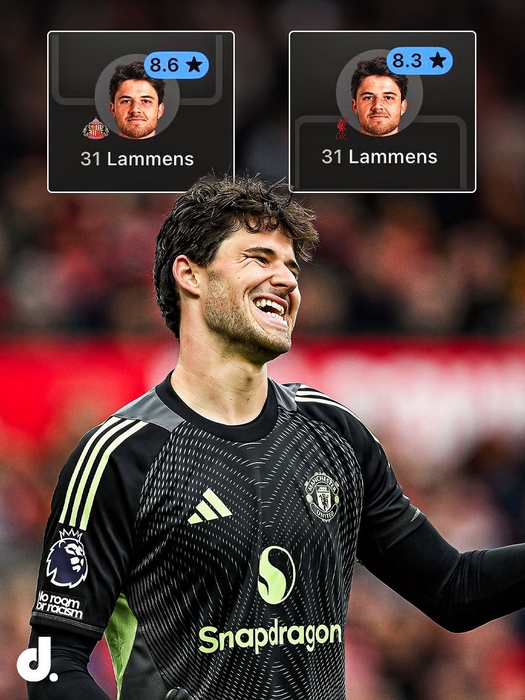 centredevils 게시물 이미지: Senne Lammens has won Player of the Match in...