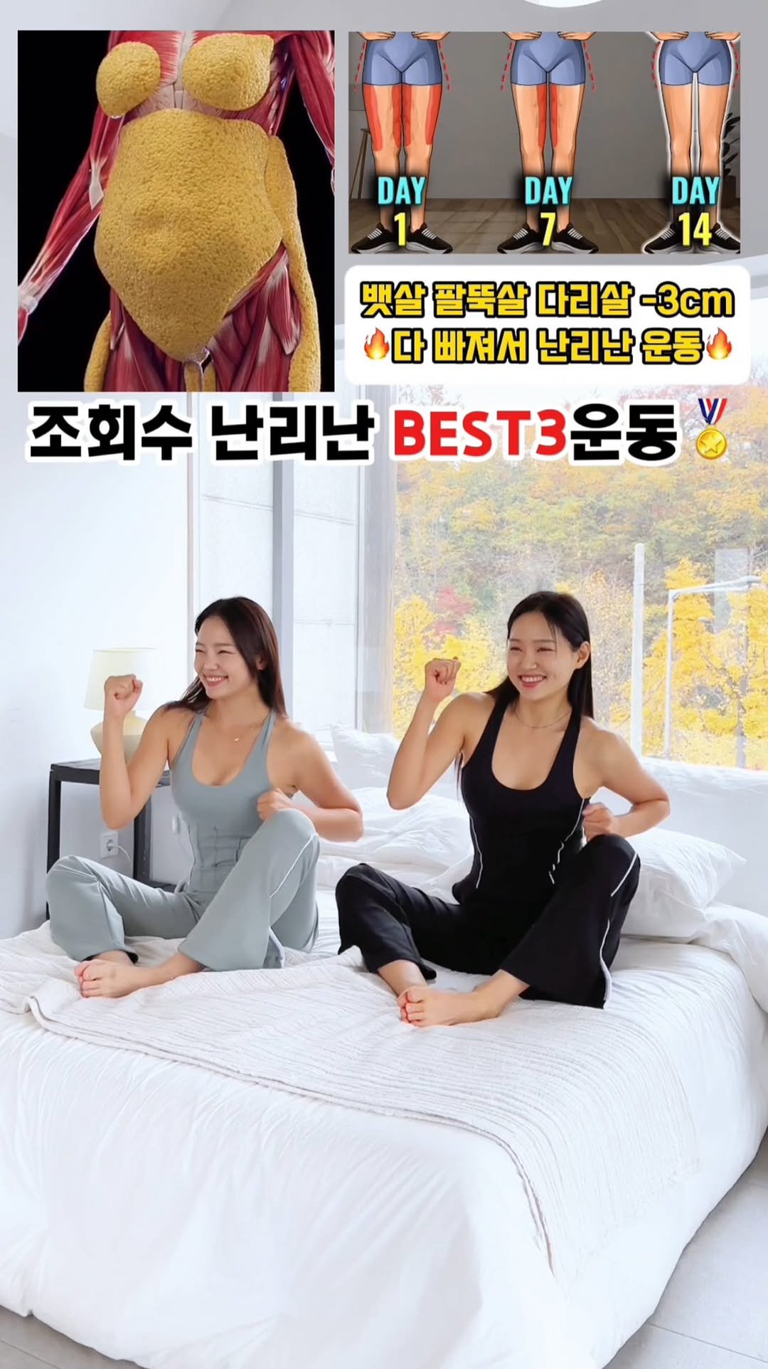 ch.yoooon 게시물 이미지: SNS에서 앉아서 살빼는 유명한 동작 BEST3🔥
연휴동안 열심히 먹은...