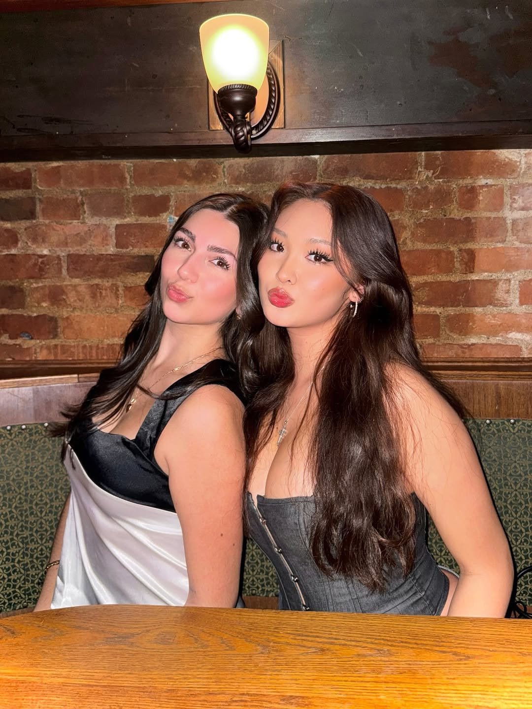 Photo by chaela <3 on January 07, 2026. May be an image of one or more people and brick wall.