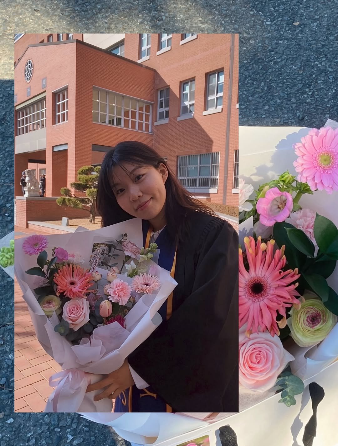 Photo by 챙 | 피부관리 • 자기관리 on February 19, 2026. May be an image of bouquet, prairie gentian, baby's-breath, carnation, rose and text.