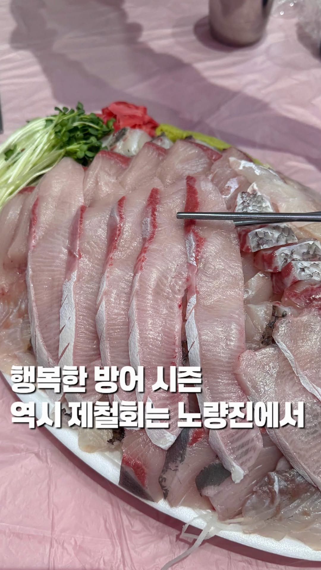 chaenni_ni 게시물 이미지: 행복한 방어 시즌, 역시 제철회는 노량진에서

📍노량진역_#청명수산 

겨울이 좋은...