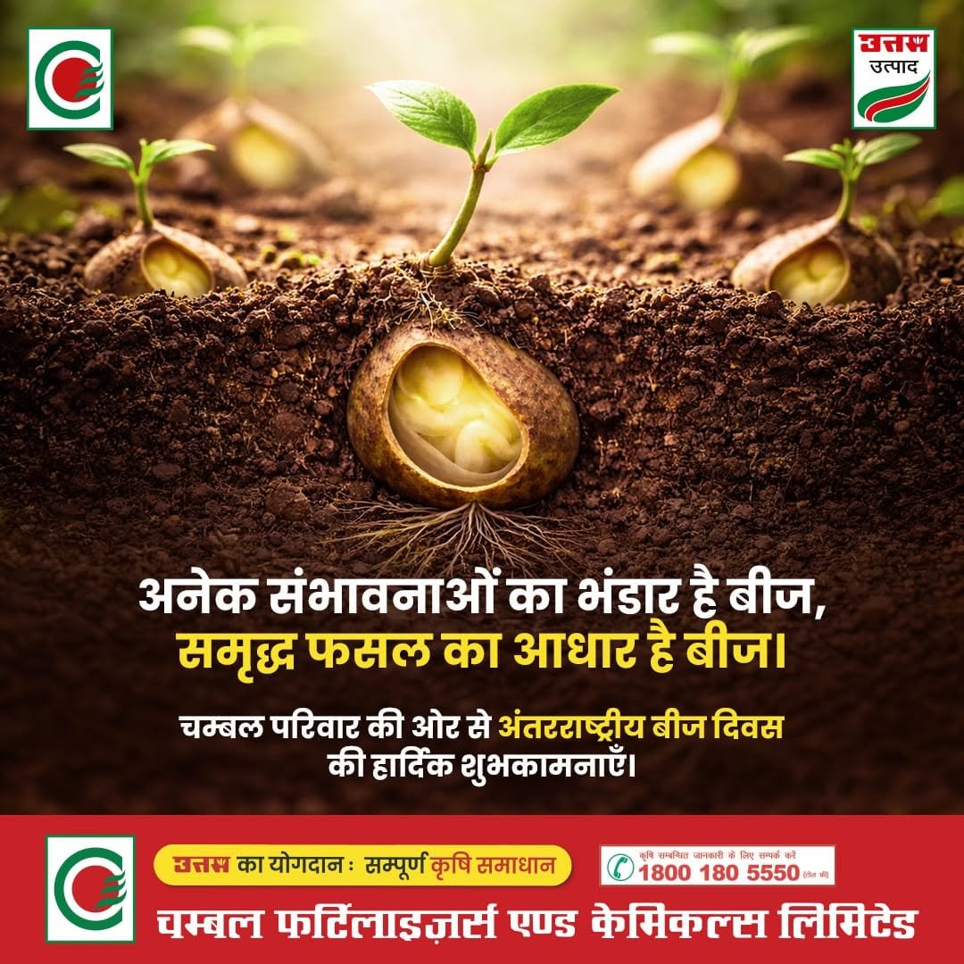 chambal.social 게시물 이미지: छोटा सा बीज,
बड़ी उम्मीदों की...