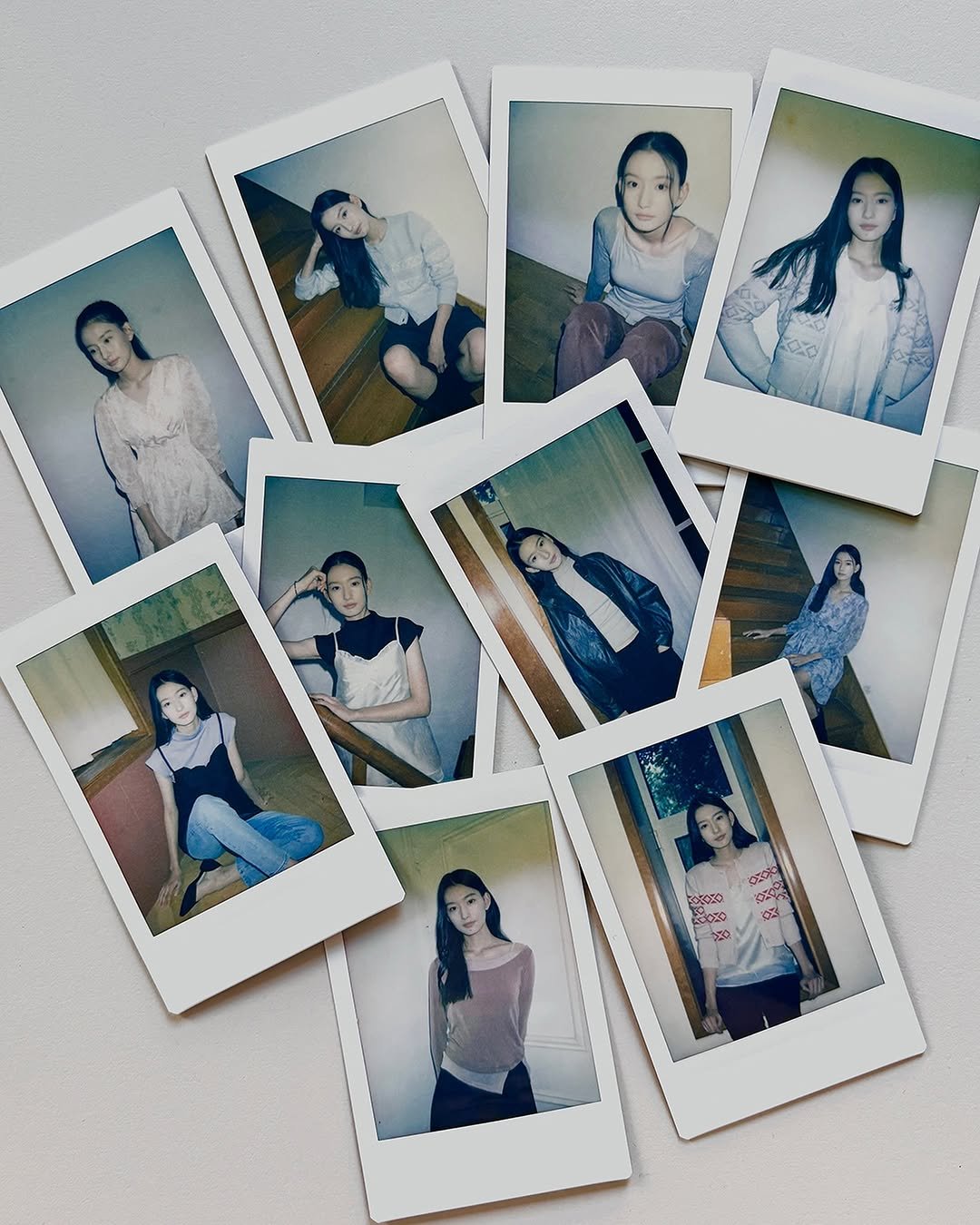 Photo by 차미즈(charmeeze) on August 29, 2025. May be an image of 9 people, polaroid and text.