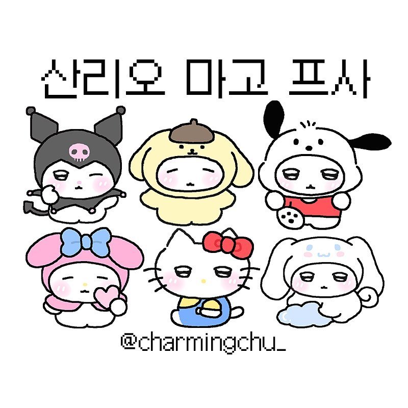 charmingchu_ 게시물 이미지: 산리오버전 그윽한 고양이 마고
캡쳐 후 카톡,인스타 프사로 사용해보세요! 
(🚫2차...