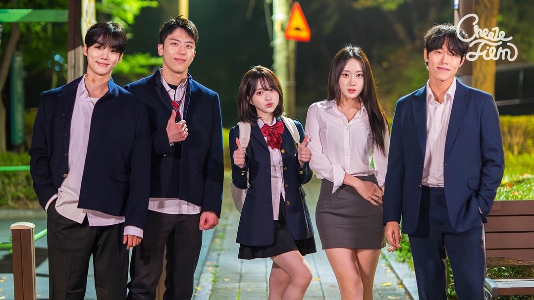 Photo shared by CheezeFilm on October 29, 2025 tagging @mightyratel, and @jexeok. May be an image of one or more people, hair, poster, outdoors and text.