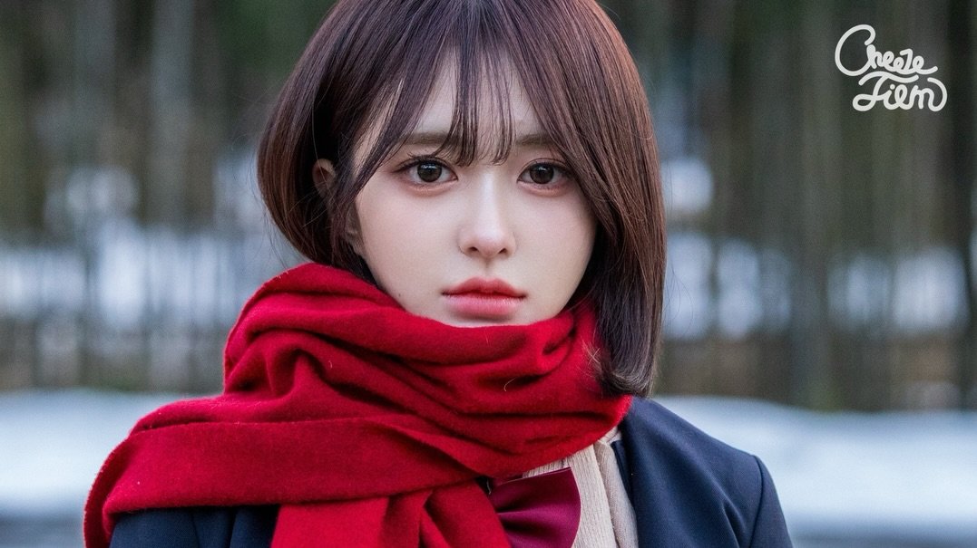 Photo by CheezeFilm on February 05, 2026. May be an image of one or more people, hair, makeup, duffle coat, goosedown coat, parka and text.