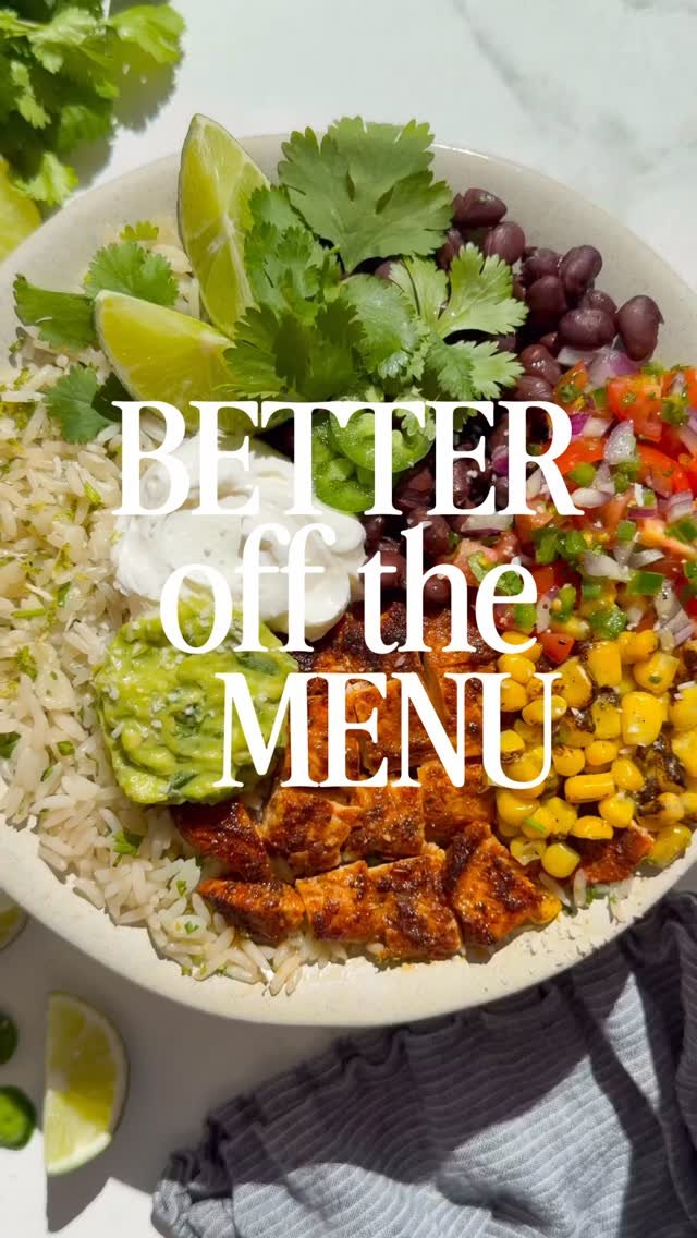 chelseasmessyapron 게시물 이미지: No more tiny Chipotle portions, load your bowl...