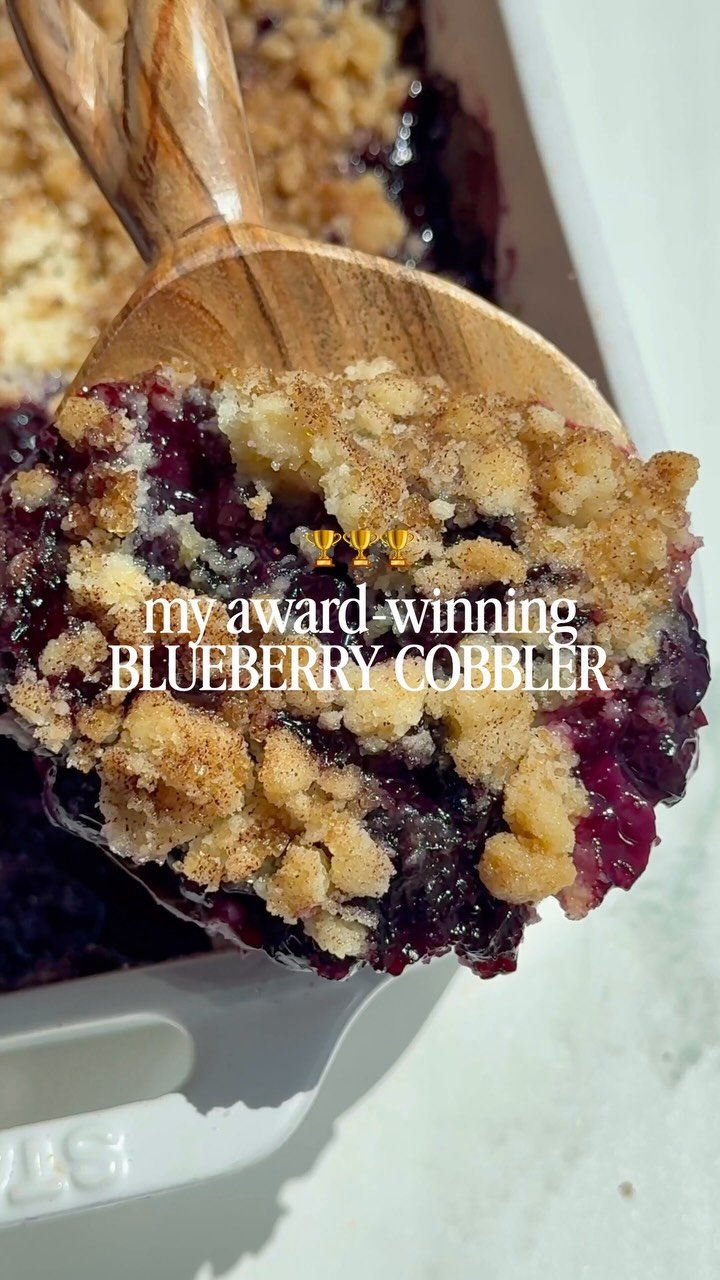 chelseasmessyapron 게시물 이미지: The blueberry cobbler that won our...