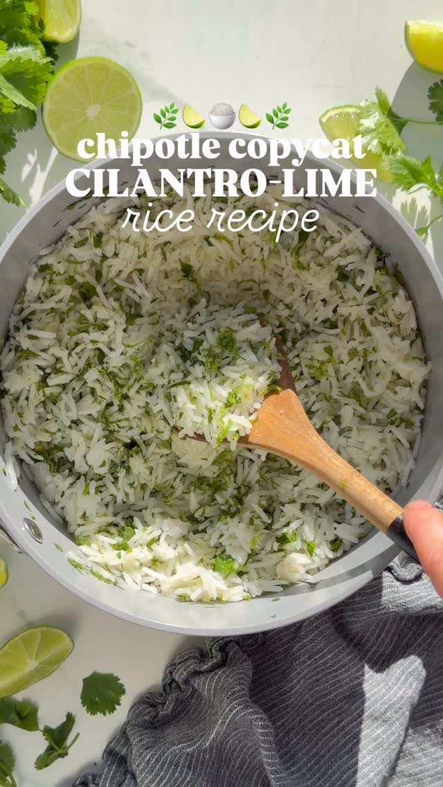 chelseasmessyapron 게시물 이미지: I copycatted Chipotle’s cilantro-lime rice and...