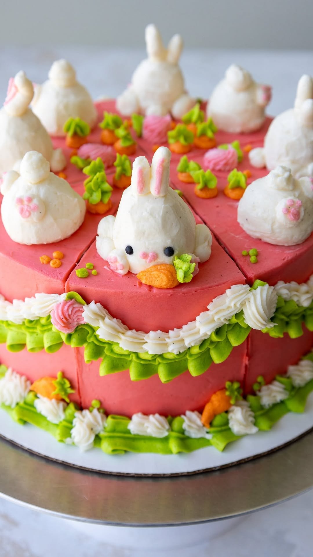 chelsweets 게시물 이미지: A very silly but very fun bunny cake for my...