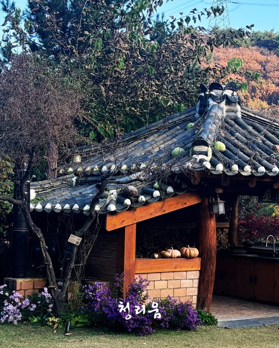 Photo by 청리움 CHEONGRIUM on November 11, 2025. May be an image of wind chime, outdoors, Gyeongbokgung Palace and text that says '청리움'.