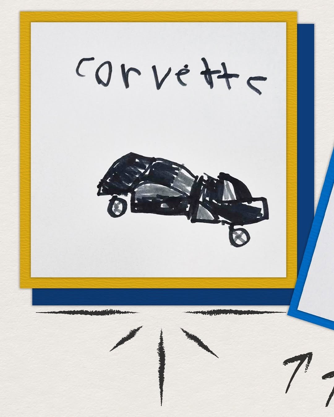 chevrolet 게시물 이미지: A hand-drawn card for Mom, straight from the...