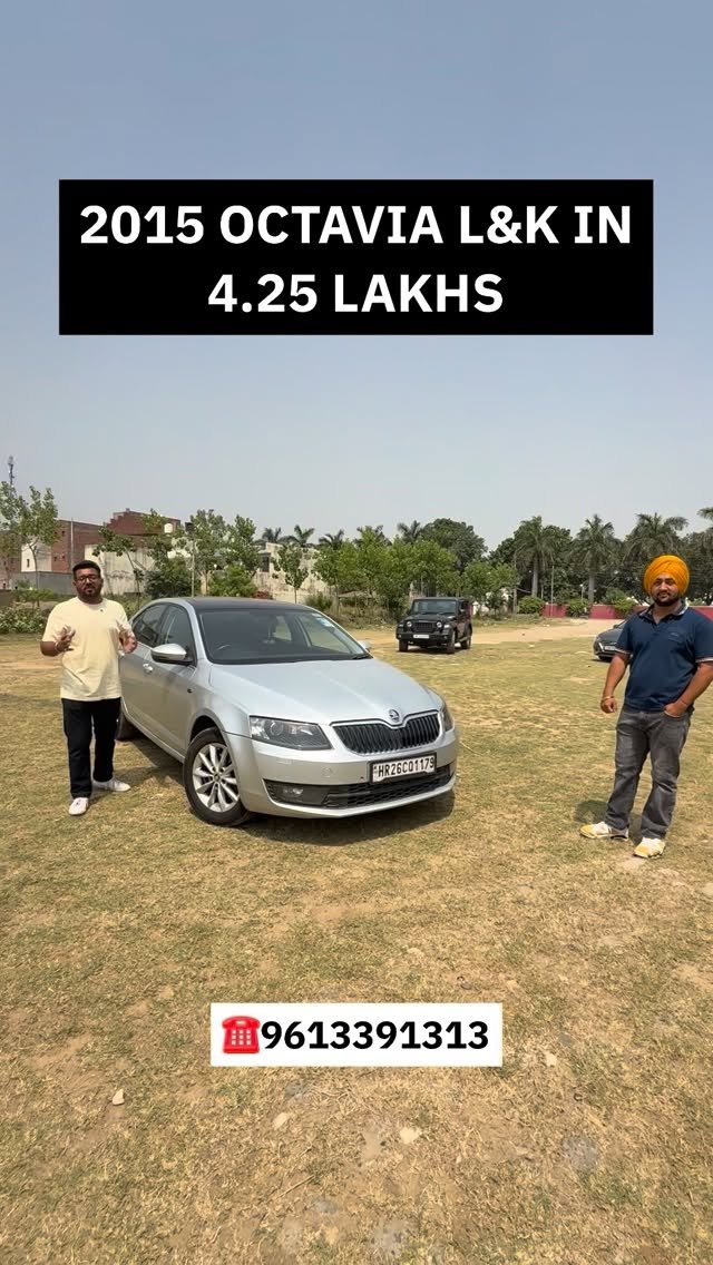 chhabracardeals 게시물 이미지: 2015 OCTAVIA L&K IN 4.25 LAKHS 🔥🔥

#reelsvideo...
