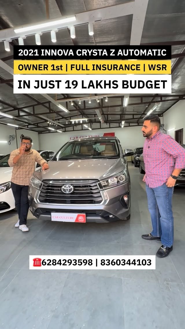 chhabracardeals 게시물 이미지: 2021 CRYSTA Z AUTO IN 19 LAKHS BUDEGT...