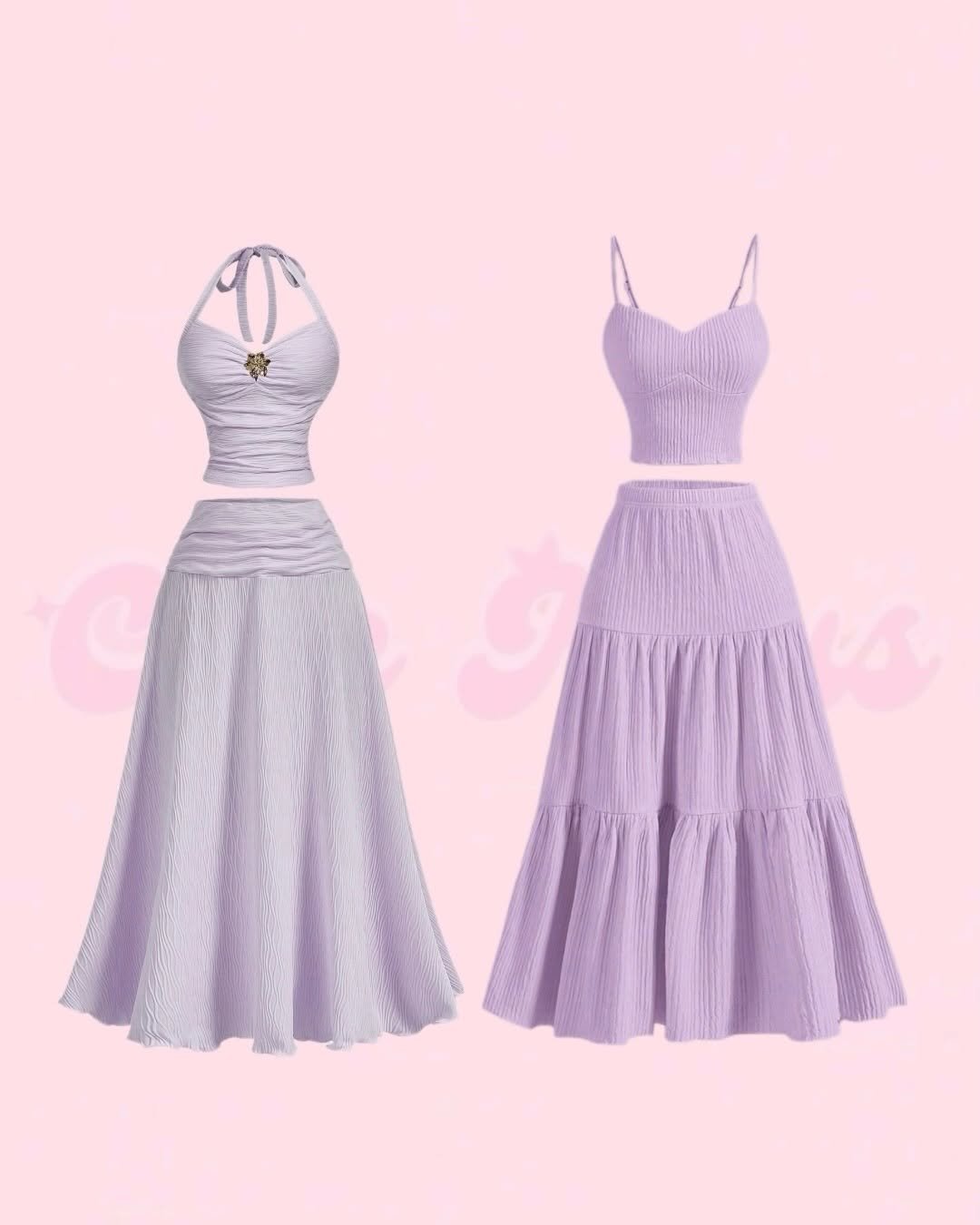 Photo by Chic Haus on March 29, 2026. May be an image of dress, sundress and text.