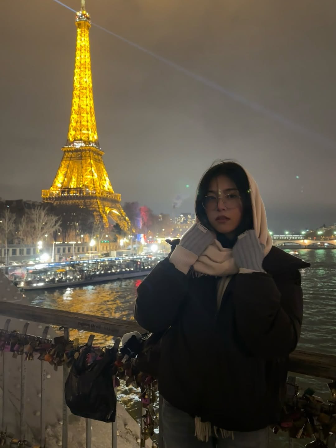 Photo by 최수연 🪼 on February 21, 2026. May be an image of tower, night and text.