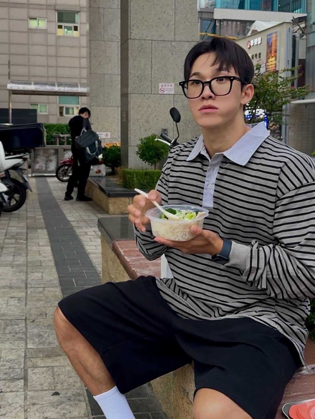 Photo shared by 최마루 on October 03, 2025 tagging @powerofficial_kr. May be an image of 1 person, duffle coat and text.