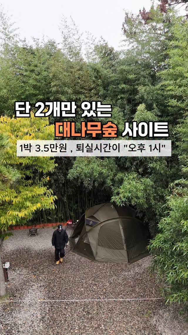 cho_menss 게시물 이미지: 1박 3.5만원으로 즐기는 대나무숲 감성 캠핑 🎍

슬슬 봄이 온다는 게 느껴지는...