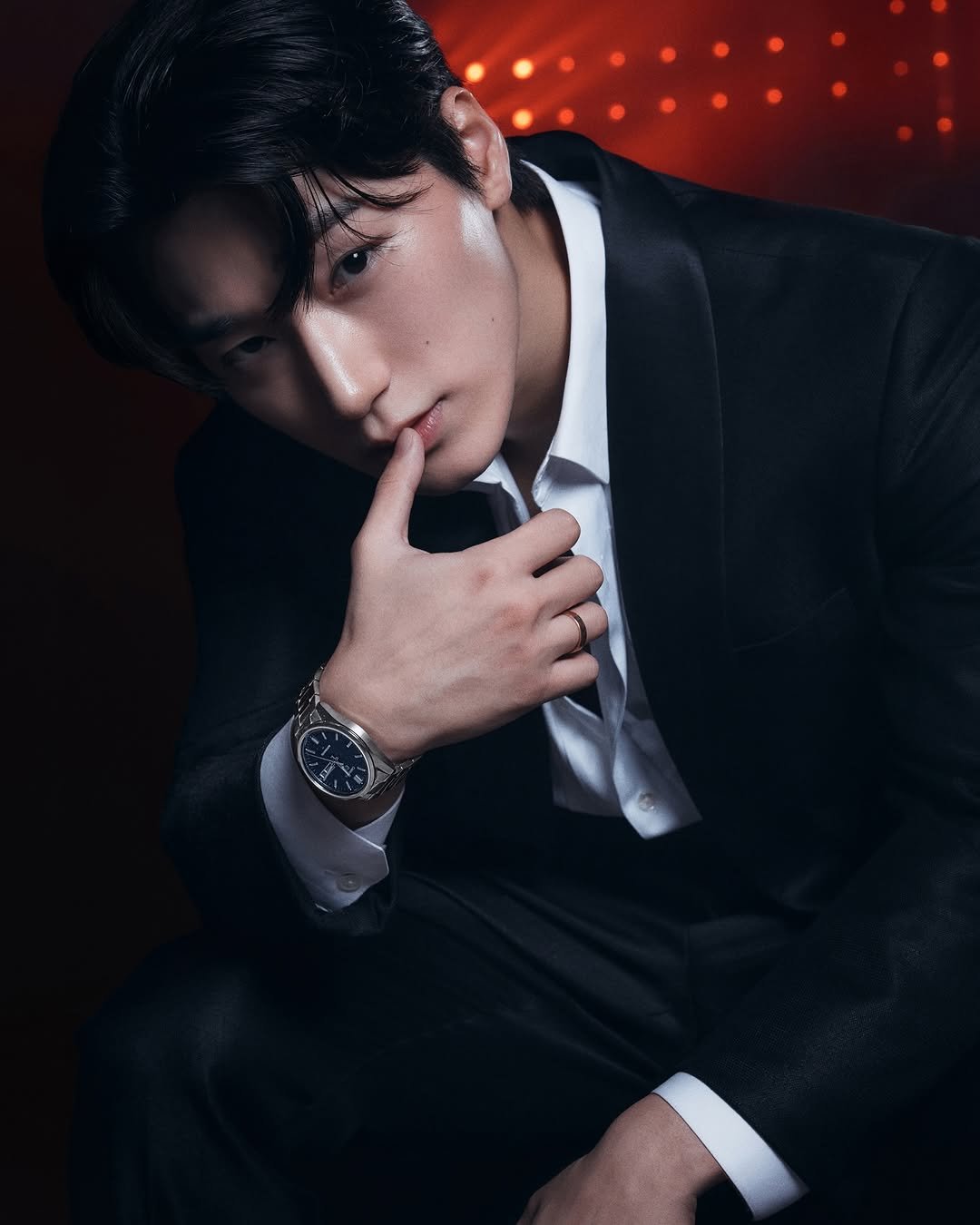 Photo shared by TAG Heuer on June 26, 2025 tagging @ateez_official_, and @choi3an.