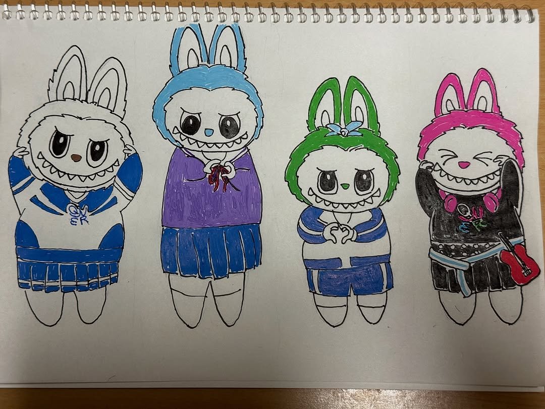 Photo by 쵸코냥밍 on August 02, 2025. May be an illustration of sketch and text.